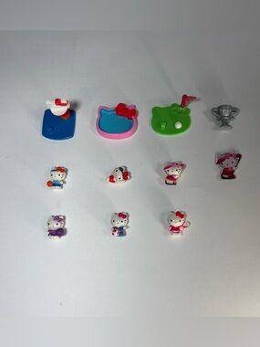 Hello Kitty Squinkies Sports Set - 10pc Lot Rarely